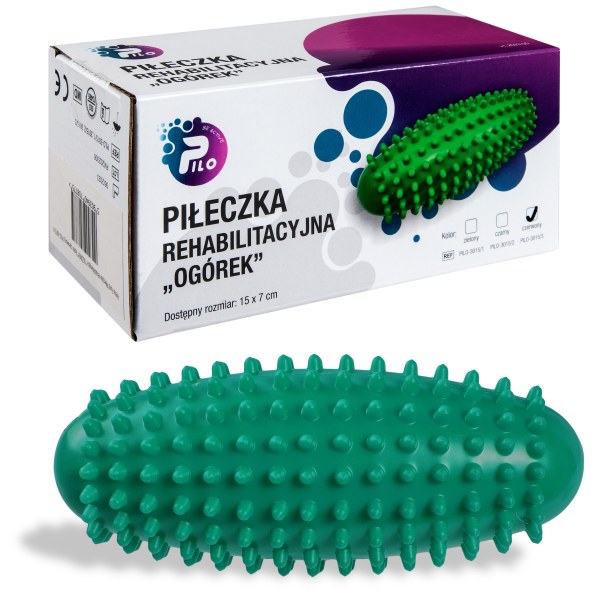 Wałek z wypustkami do masażu rąk i stóp – piłeczka sensoryczna